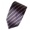 【No.27】  ブラウン チェック柄 ネクタイ