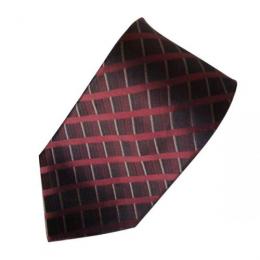 【No.37】  ワインレッド　柄 ネクタイ