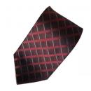 【No.37】  ワインレッド　柄 ネクタイ