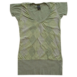 dh 和柄Tシャツ(グリーン)